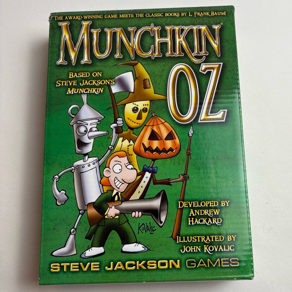 EUC Steve Jackson’s Munchkin Oz Game